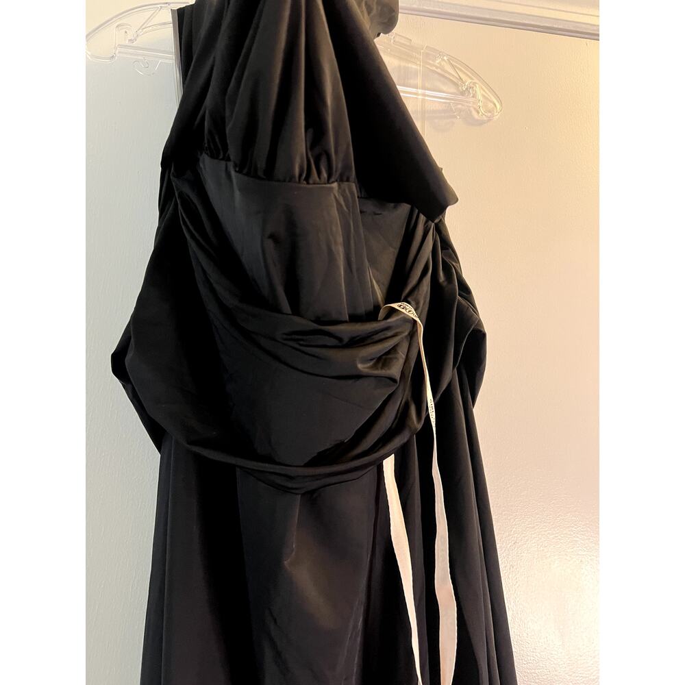 Oh Polly Merryth Soft-Jersey Halterneck Backless Maxi Dress Black Size XXL New - Picture 7 of 10